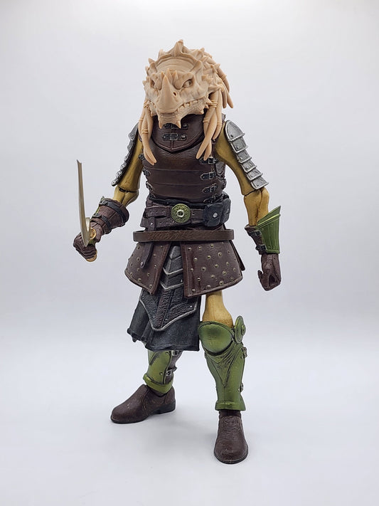 Dracco the Wise, repltile head- Mythic Legions 1.0