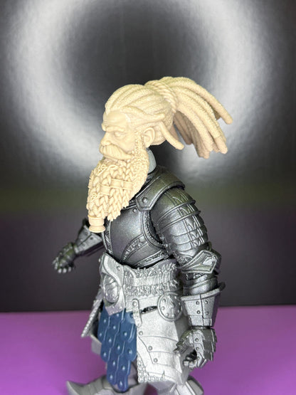 Kradok Blackhammer, dwarf head - Mythic legions 1.0