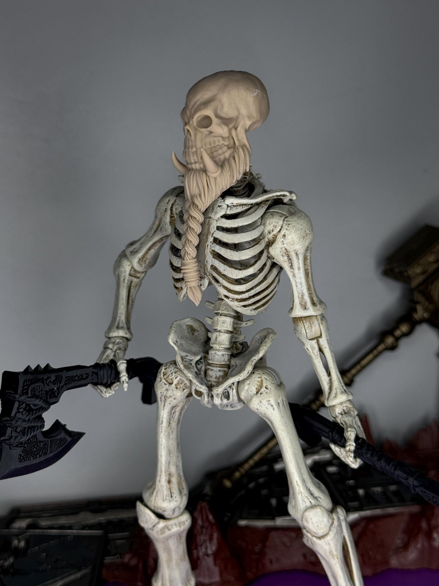 Kragok the Twisted, orc skull head - Mythic legions 1.0 scale