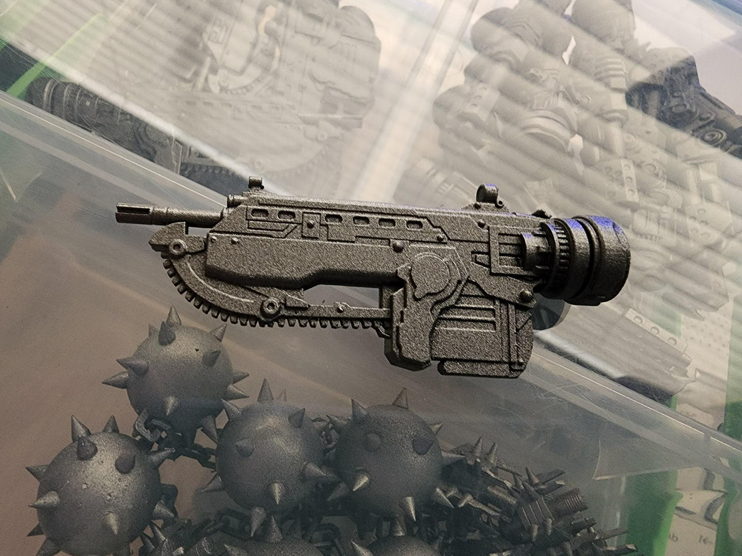 Gun Metal Saw Rifle - GI Joe Classified BAT Attachment