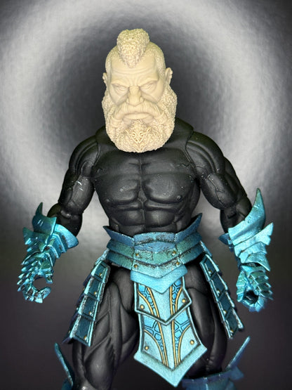 Brekkan Runebeard, Dwarf head - Mythic Legions 1.0