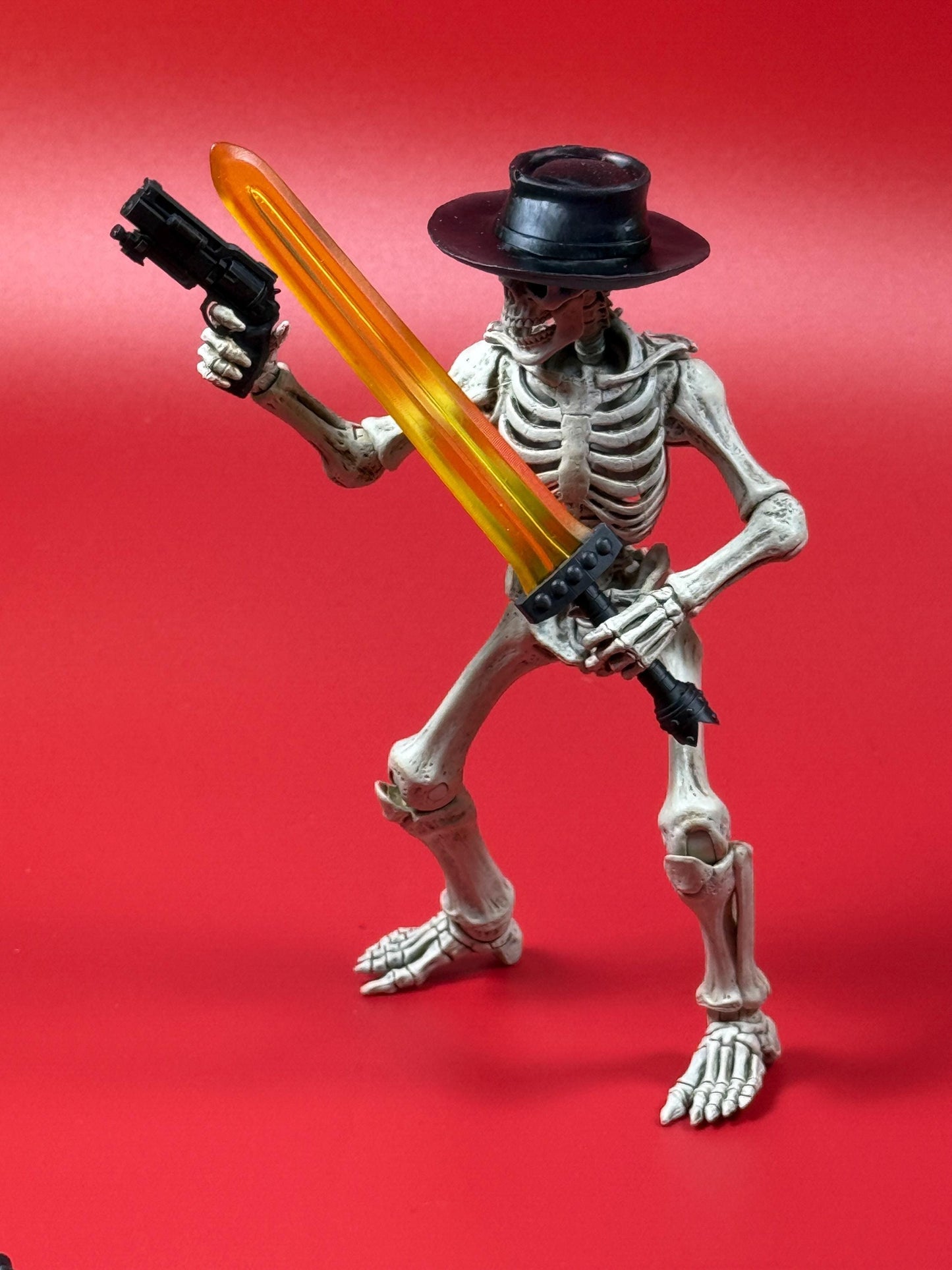 Transparent Yellow Orange Broadsword - Hellboy Universe style sword - Mythic Legions