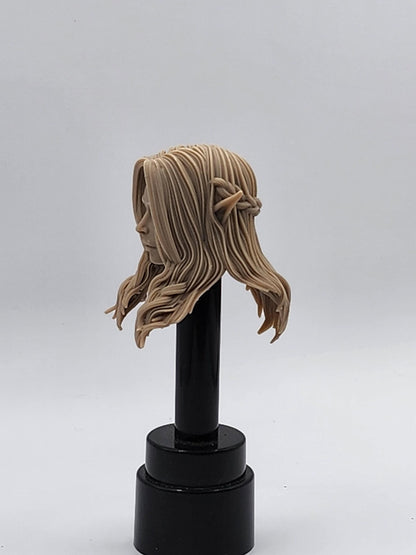 Silverleaf, female elf enchantress head – Mythic Legions 2.0 scale