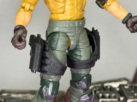 Heavy Leg Holsters with Twin Desert Eagles -  1/12 scale