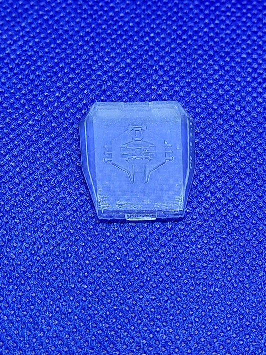 GI Joe BAT Pack of 3 CLEAR with symbol replacement chest pieces - 1/12 scale