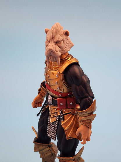 Maulgrim, sabertooth tiger head – Mythic Legions 1.0
