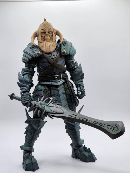 Gunnar Graveborn, viking undead head - Mythic Legions 1.0