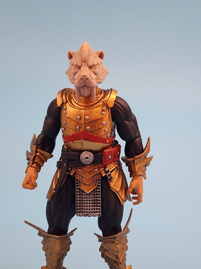 Maulgrim, sabertooth tiger head – Mythic Legions 1.0