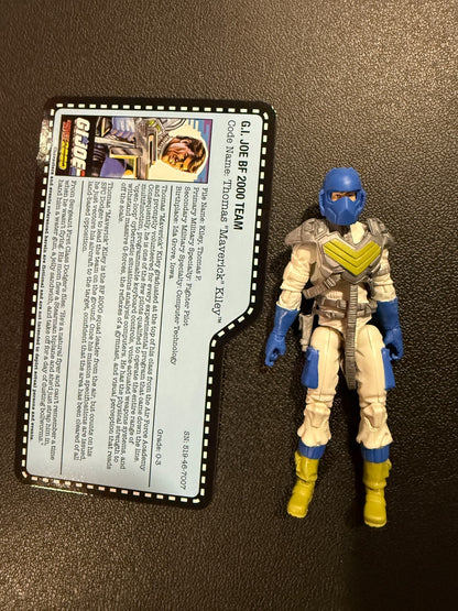 GI Joe Con JoeCon 2017 Battle Force 2000 Maverick with file card2