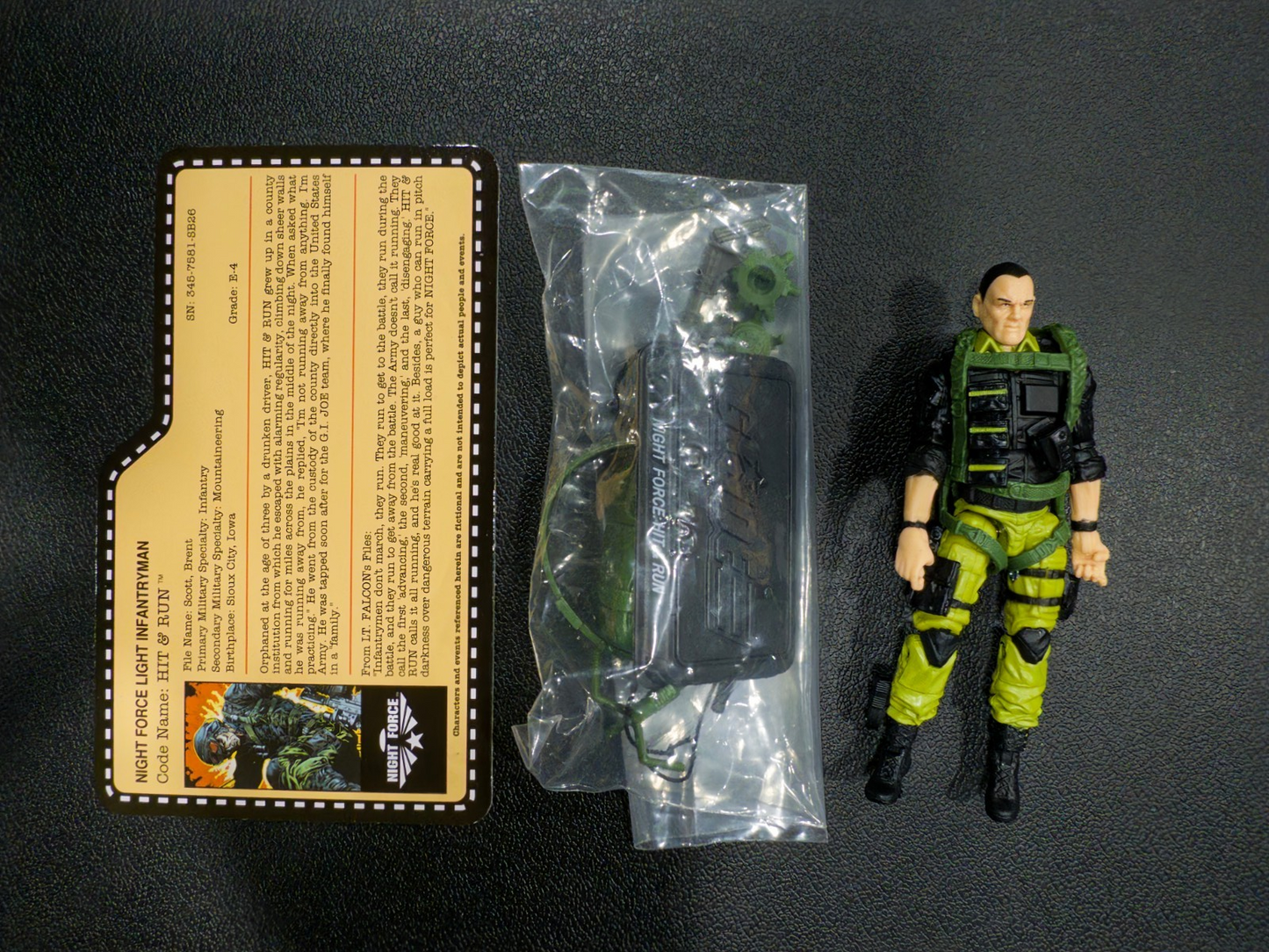 2013 GI Joe Joecon Night Force Hit & Run with file card0