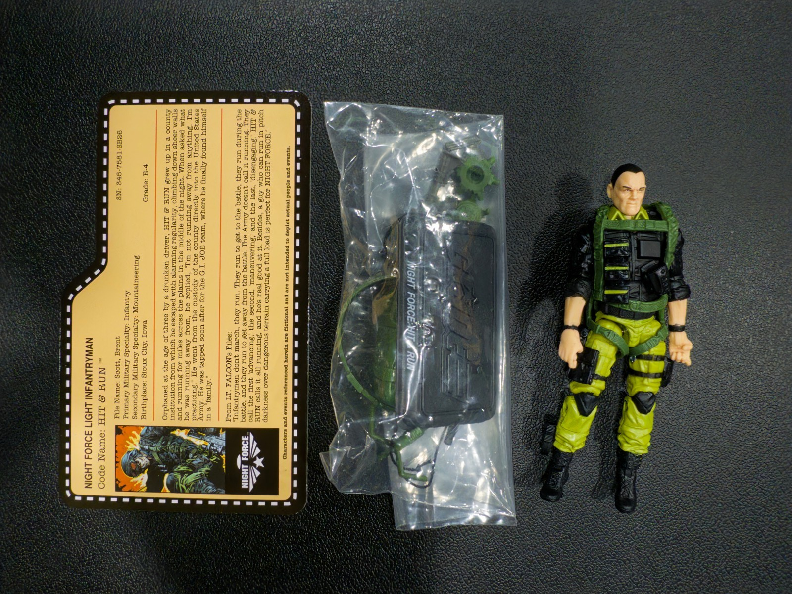 2013 GI Joe Joecon Night Force Hit & Run with file card0