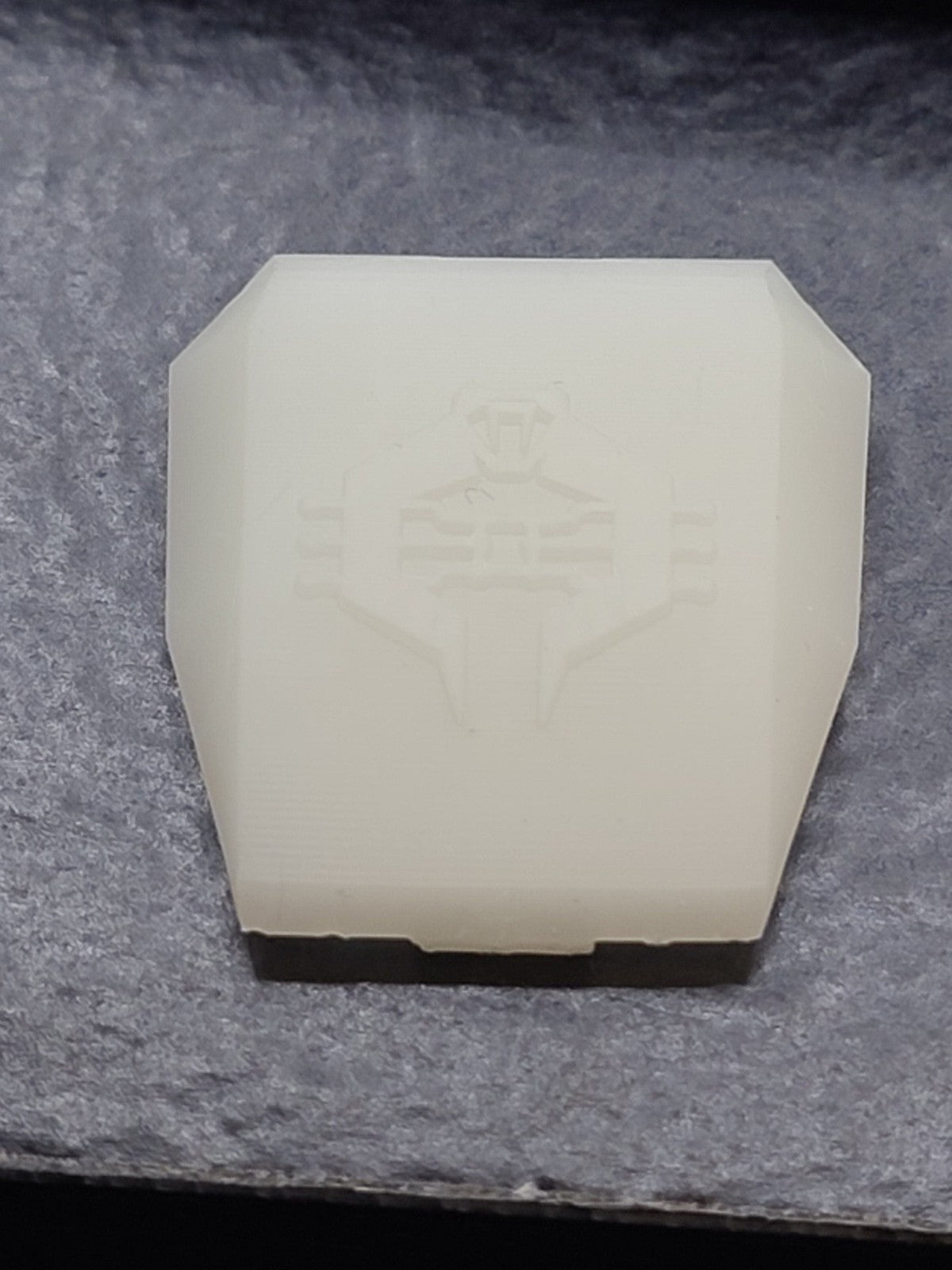 Pack of 3 BAT GLOW in the DARK with B.A.T. symbol replacement chest pieces -1