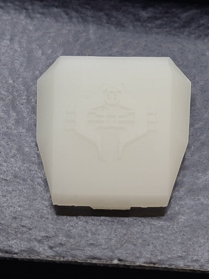 Pack of 3 BAT GLOW in the DARK with B.A.T. symbol replacement chest pieces -1