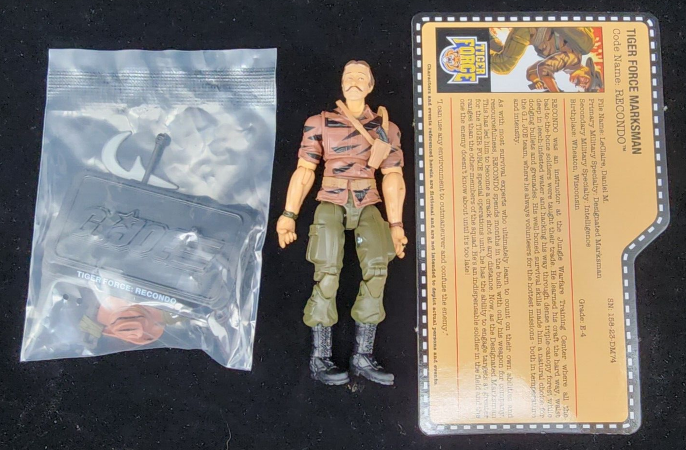 GI Joe Con JoeCon 2015 Tiger Force Recondo with file card1