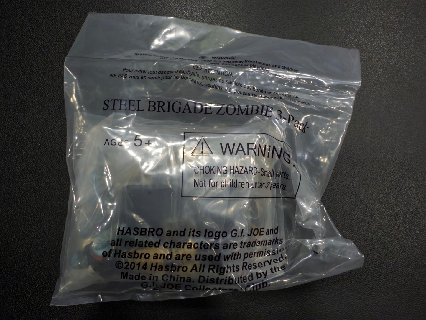 2014 GI Joe Joe Con Steel Brigade Zombie 3 Pack0