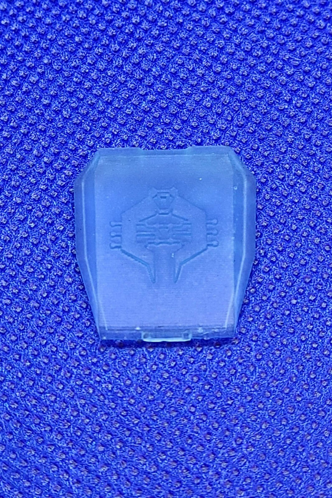 Pack of 3 Classified BAT SYMBOL transparent BLUE replacement chest pieces -0