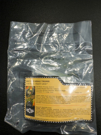 2013 GI Joe Joecon Night Force Crazy Legs Parachute figure Unopened0