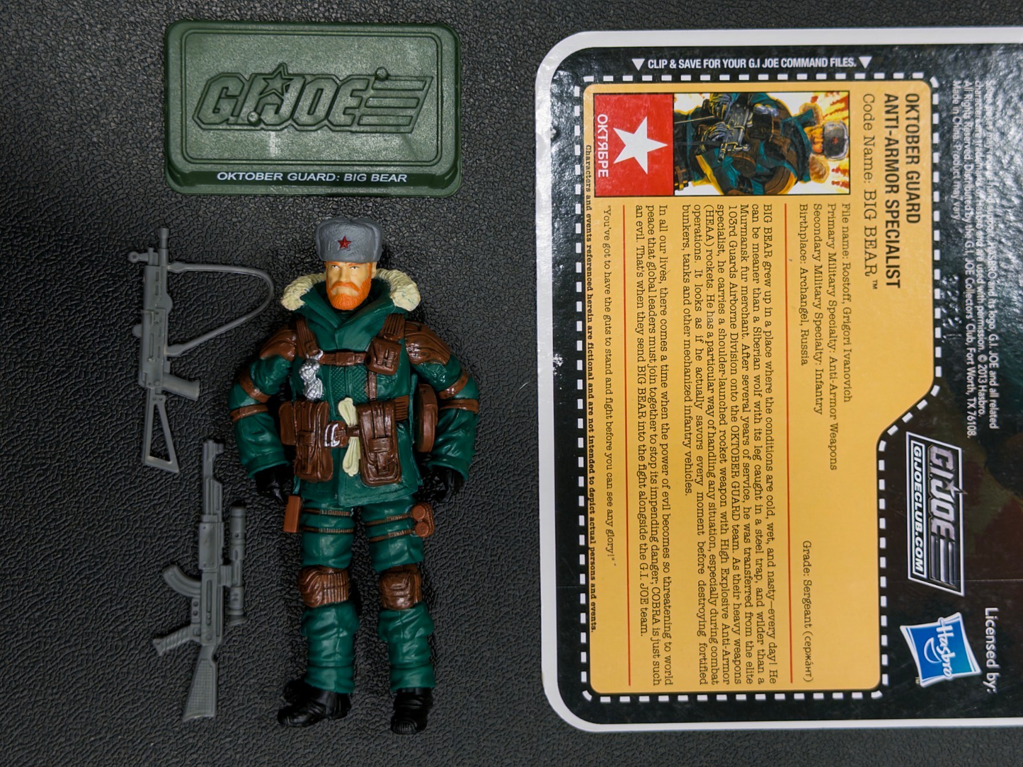 2013 GI Joe Joe Club FSS 2.0 figure Big Bear0