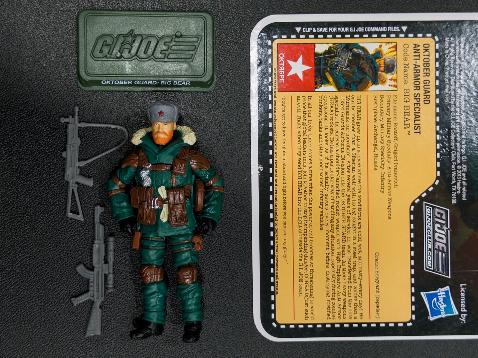 2013 GI Joe Joe Club FSS 2.0 figure Big Bear0