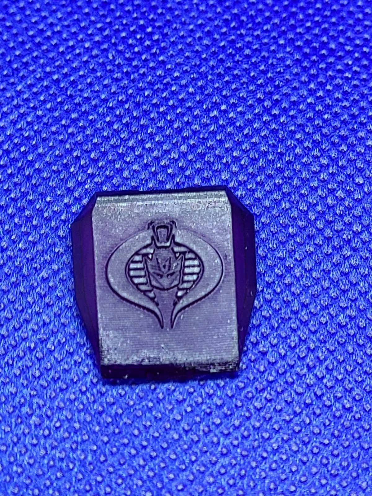 Pack of 3 Classified BAT transparent dark PURPLE replacement chest pieces Cobra0