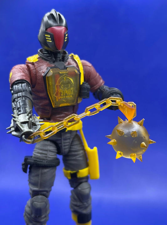 Pack of 3 G.I. Joe BAT ORANGE Python Patrol replacement chest pieces - 1/121