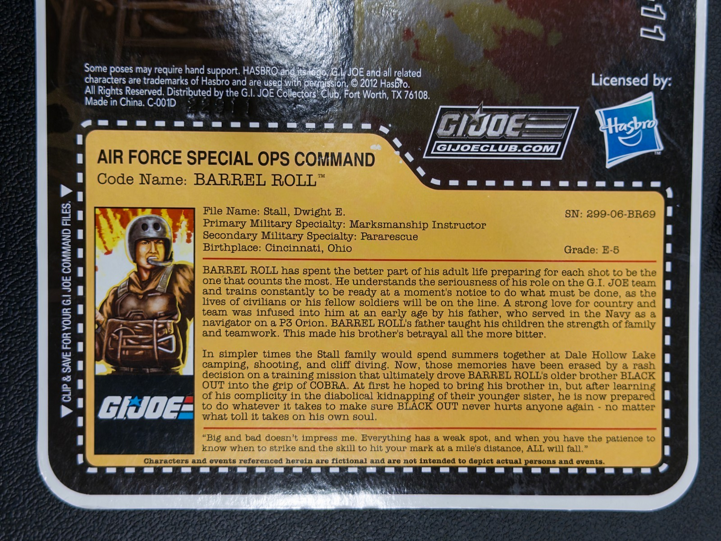 2013 GI Joe Joe Club FSS 1.0 figure Barrel Roll2