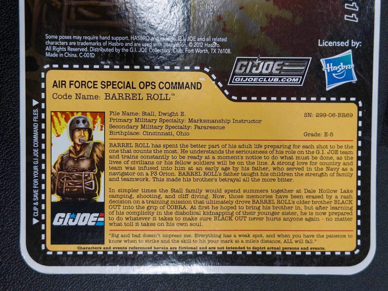 2013 GI Joe Joe Club FSS 1.0 figure Barrel Roll2