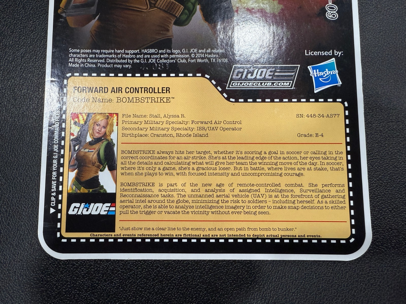 2015 GI Joe Joe Club FSS 3.0 figure Bombstrike2