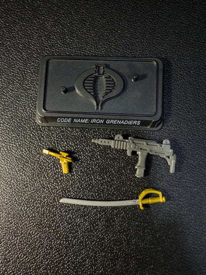 GI Joe JoeCon 2012 Iron Grenadier Elite Troopers Loose Complete with file card2