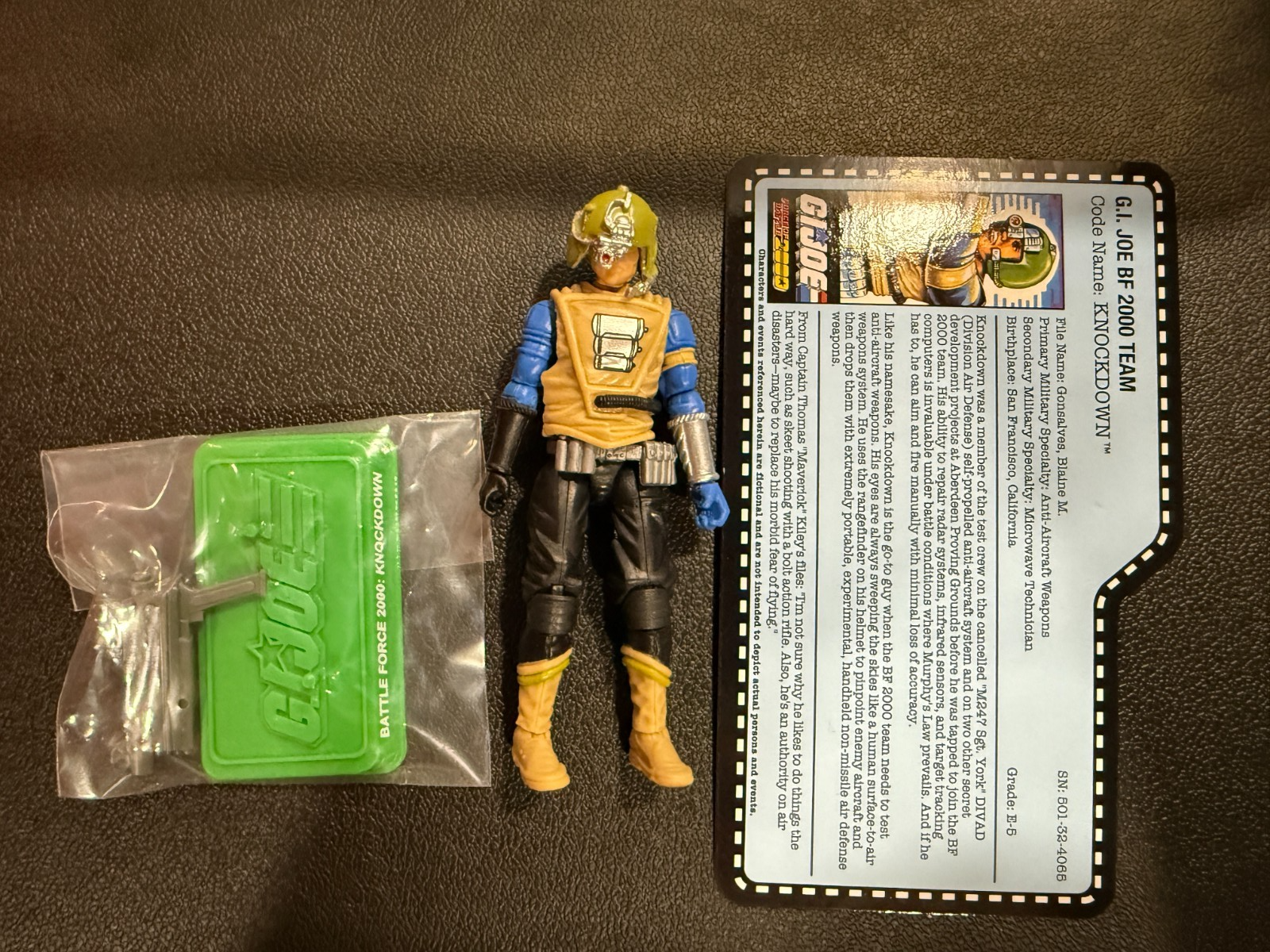 GI Joe Con JoeCon 2017 Battle Force 2000 Knockdown with file card0