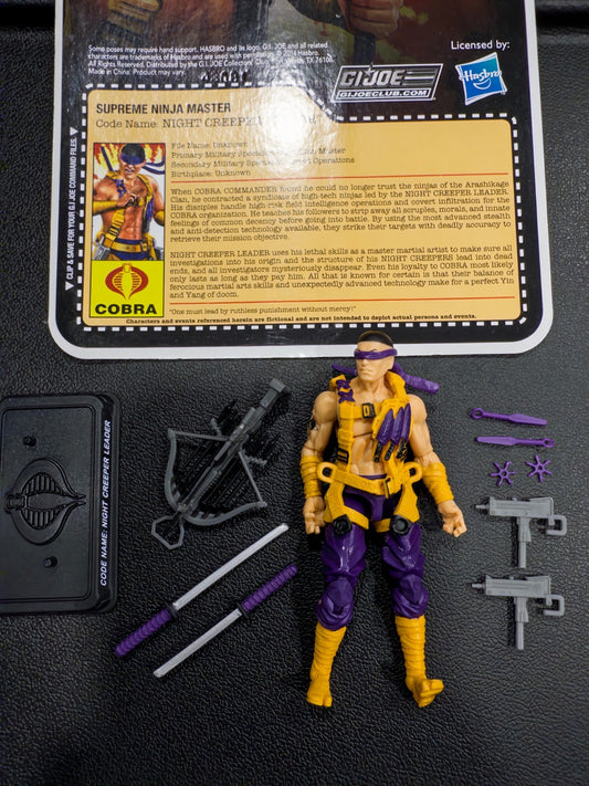 2014 GI Joe Joe Club exclusive FFS Night Creeper Leader0