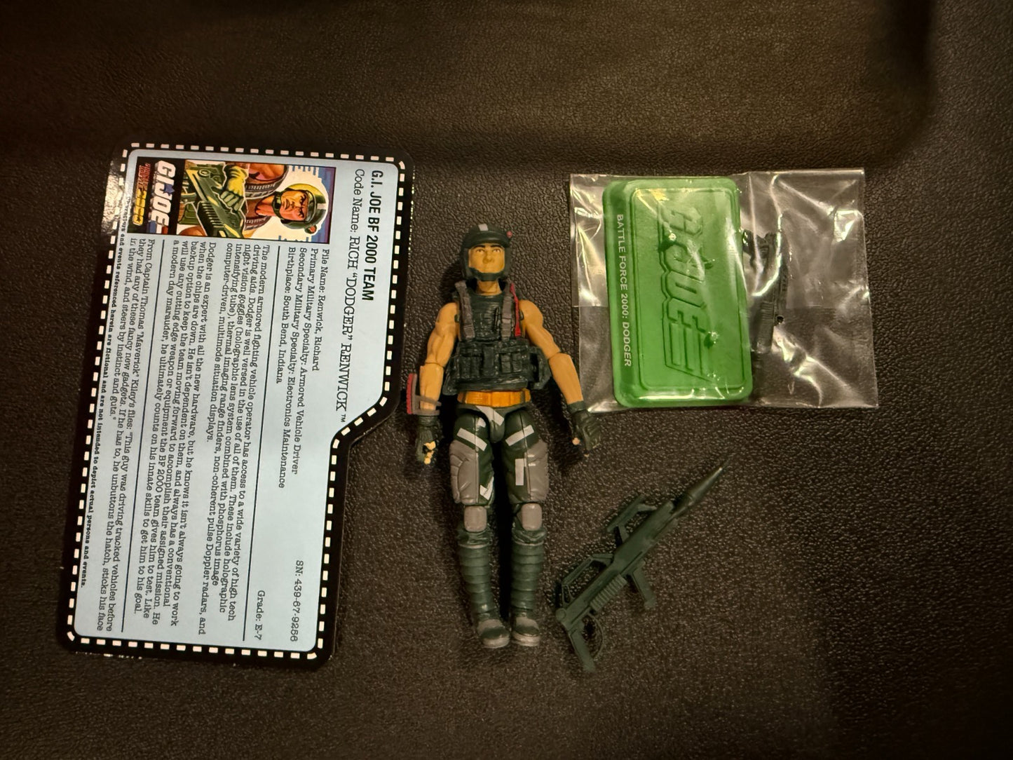 GI Joe Con JoeCon 2017 Battle Force 2000 Dodger with file card0