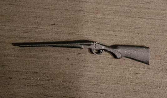 Double barreled shotgun with stock - 1/12 scale0