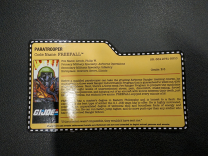 2016 GI Joe Joecon Parachute drop figure Freefall2