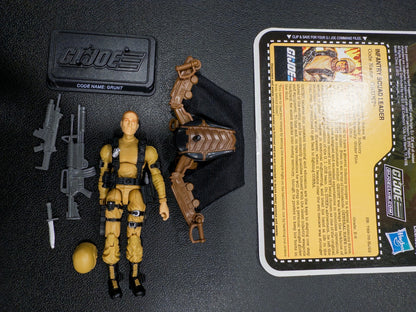 2013 GI Joe Joe Club FSS 1.0 figure Grunt with Desert glider0