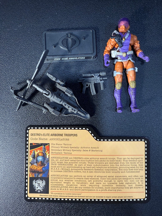 GI Joe JoeCon 2012 Iron Grenadier Annihilator Complete with file card0