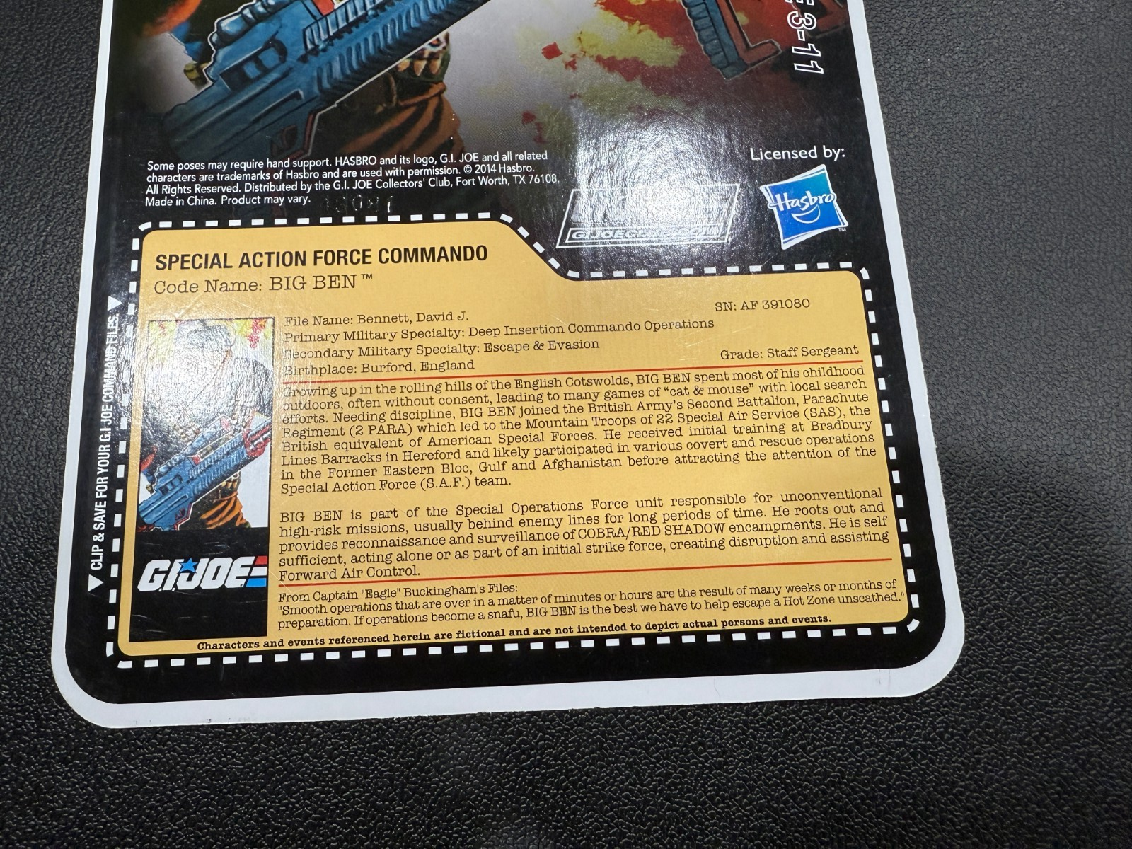 2015 GI Joe Joe Club FSS 3.0 figure Big Ben2