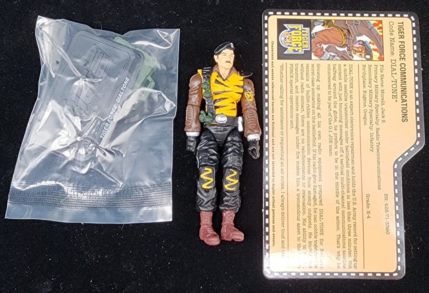 GI Joe Con JoeCon 2015 Tiger Force Dial-Tone with file card1