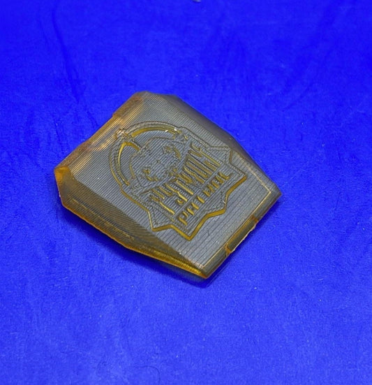 Pack of 3 G.I. Joe BAT ORANGE Python Patrol replacement chest pieces - 1/120