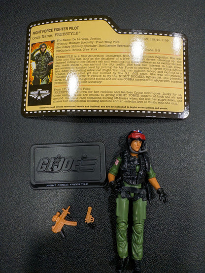 2013 GI Joe Joecon Night Force Freestyle with file card3
