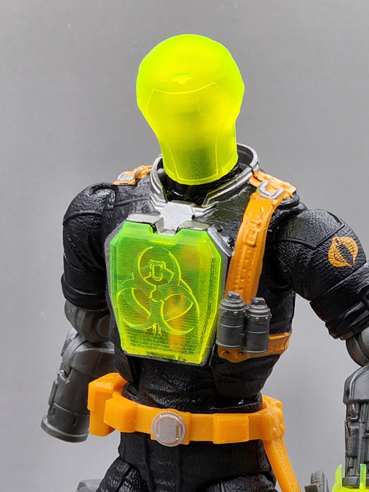 Clear Bright Green Android v2 - 1:12 scale