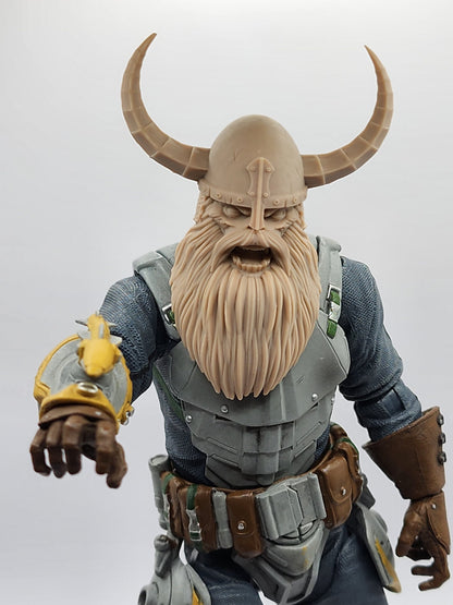 Torvald Tombterror, viking undead head – Mythic Legions 1.0