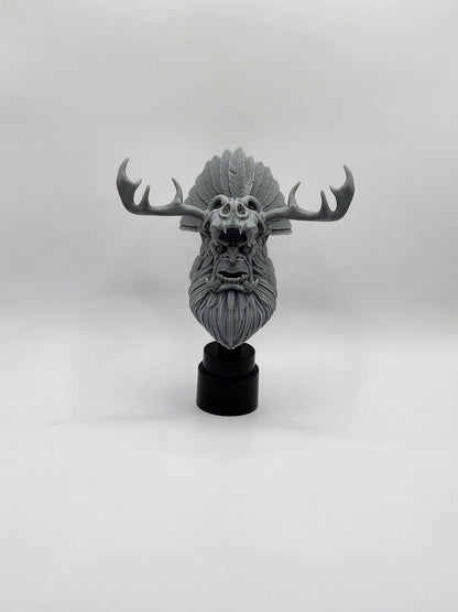 Thragar Mossbinder, orc shaman head – Mythic Legions brute