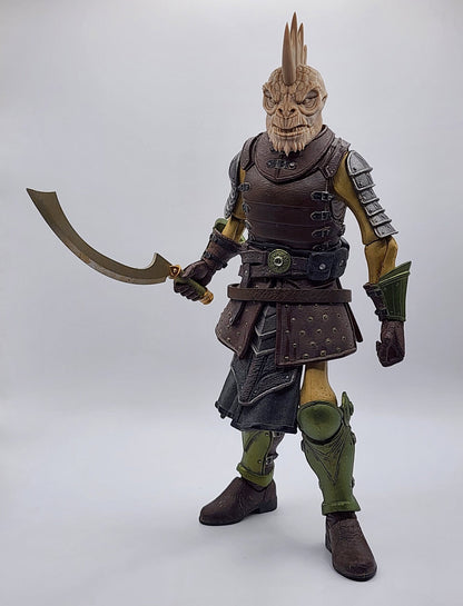 Zalith Darkscale, reptile head – Mythic Legions 1.0