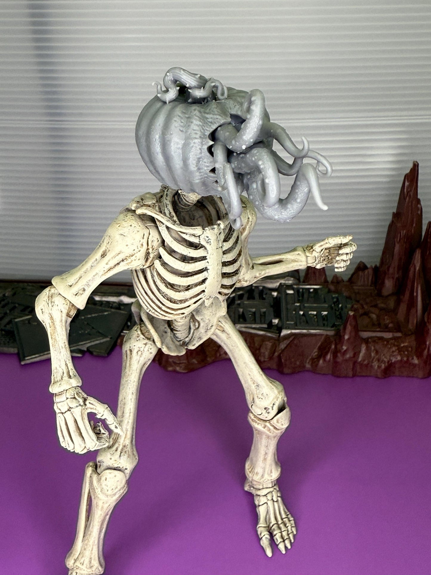Blightroot, pumpkin head - Mythic Legions 1.0 scale