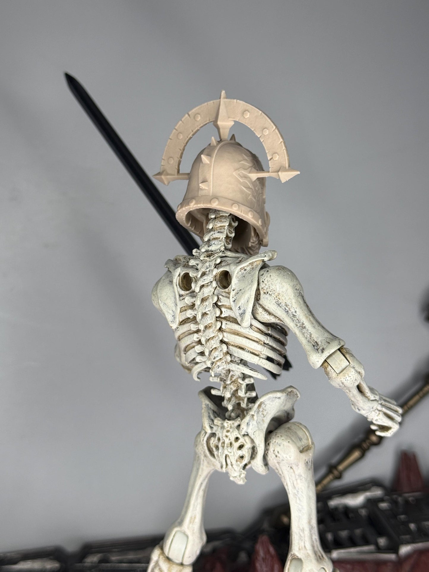 Lurg Skullsmash the Unlucky, orc skull head - Mythic legions 1.0 scale