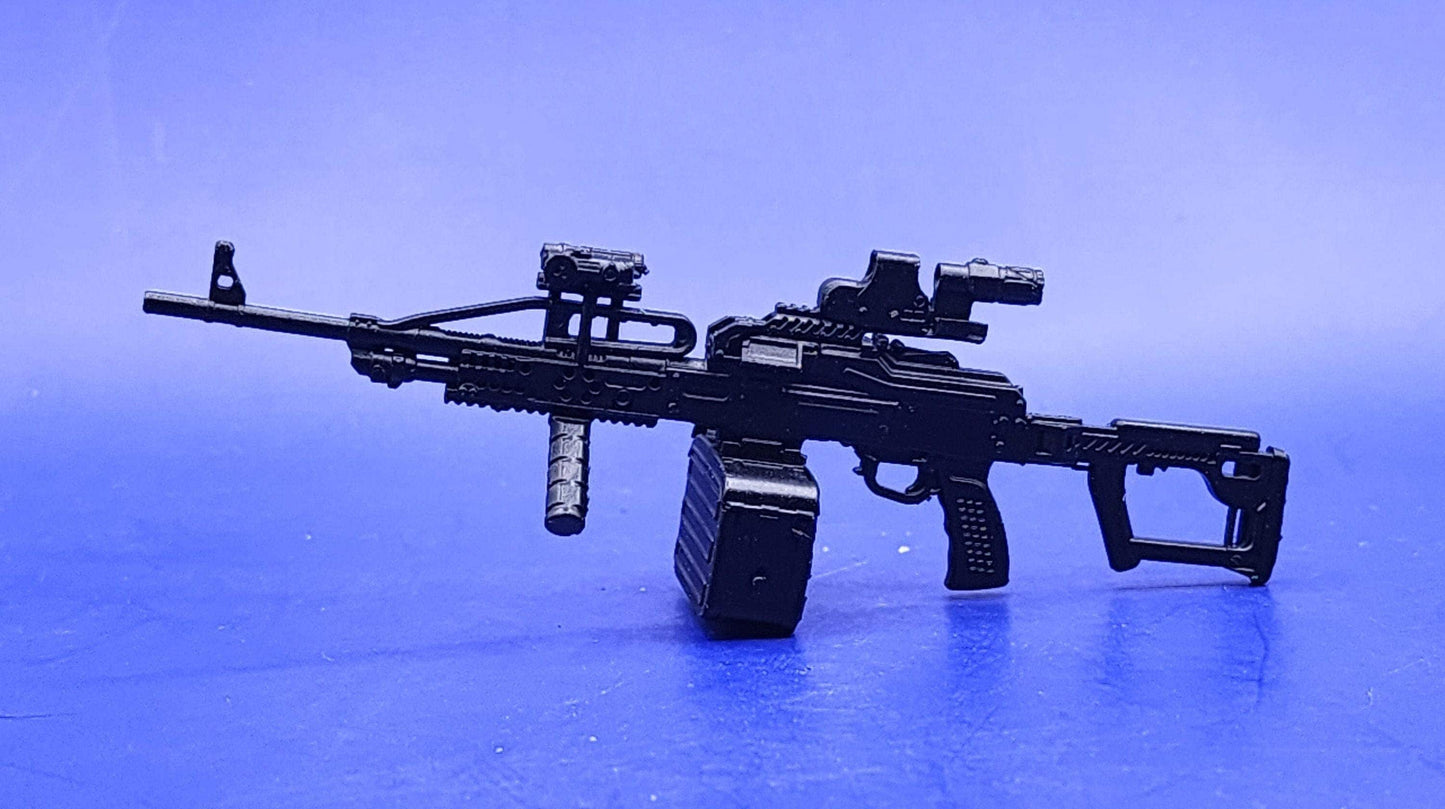 Pkp pecheneg machine gun - 1:10 scale 3d printed