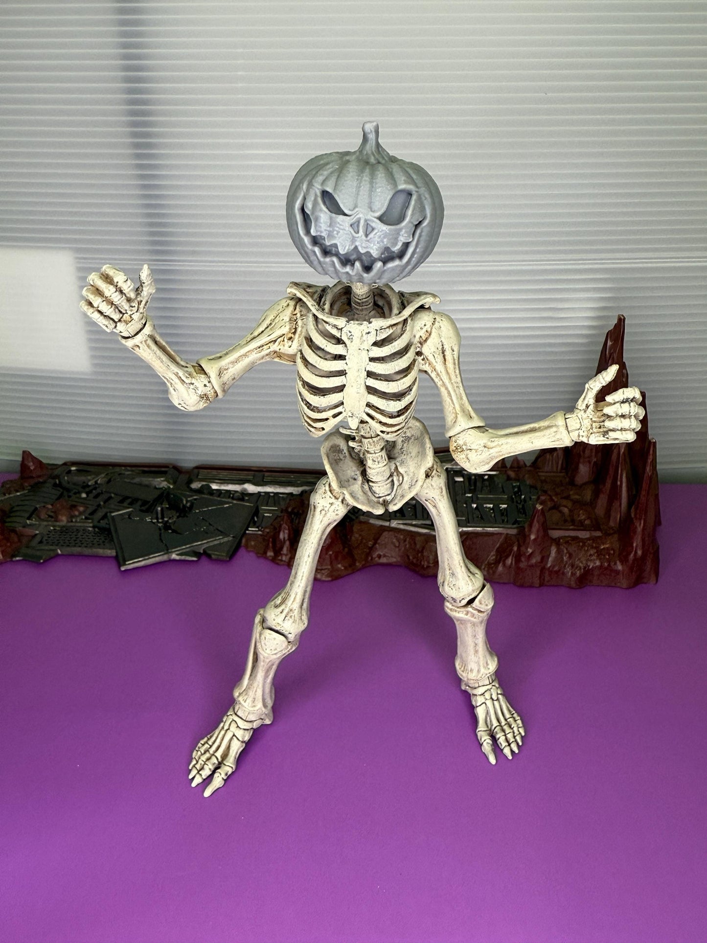 Grimharvest, pumpkin head - Mythic Legions 1.0 scale