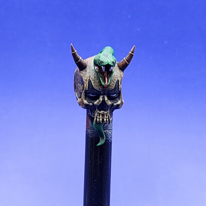 Painted Zartan Dreadnok logo without lower jaw head - 1/12 scale