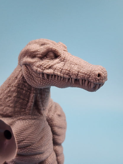 Crocodile Closed Mouth Head (OGRE) - Mythic Legions Ogre